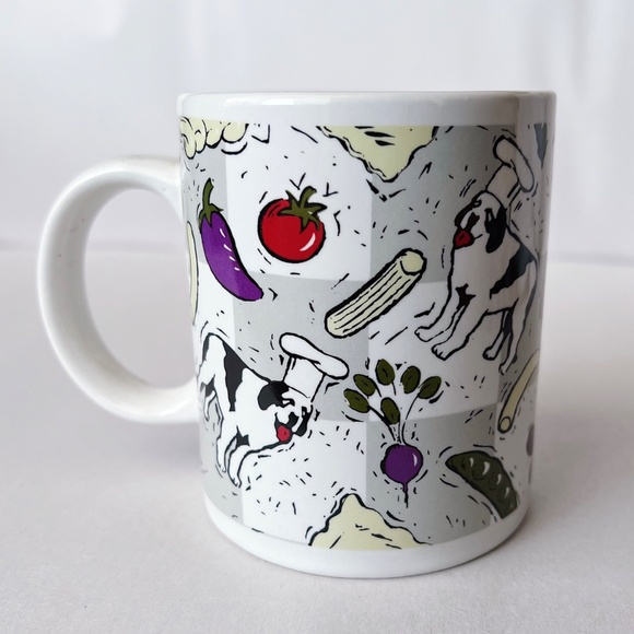 Vintage 1996 Big Dogs Mug Chef Print - Picture 1 of 7